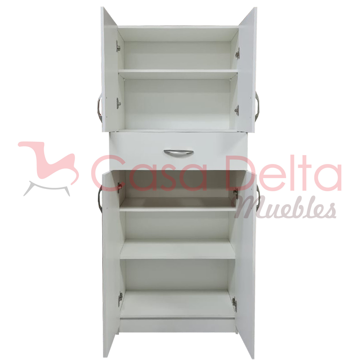 DESPENSA DOBLE 75CM BLANCA - MUEBLES CHILE